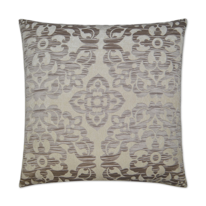 Monte Square Pillow Cover & Insert, Taupe, 22" H x 22" W
