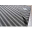 Tapis géométrique transitionnel en laine tissé à plat gris Lush Timeless-1041247044
