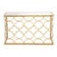 Alviva 49'' Glass Top Console Table