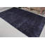 Grand tapis Oushak turc de style rétro en mauve avec frange, idéal pour un usage en salon et un décor bohème