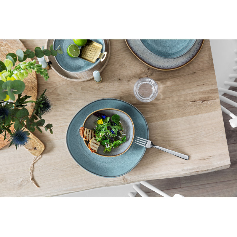 Villeroy & Boch Lave Dinner Plate, Glacier Blue