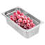2 Pack 1/3 Size Perforated Stainless Steel Steam Table Pans For Buffet 4" Deep