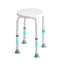 Chaise de douche pour douche intérieure, tabouret de douche à hauteur réglable, banc antidérapant