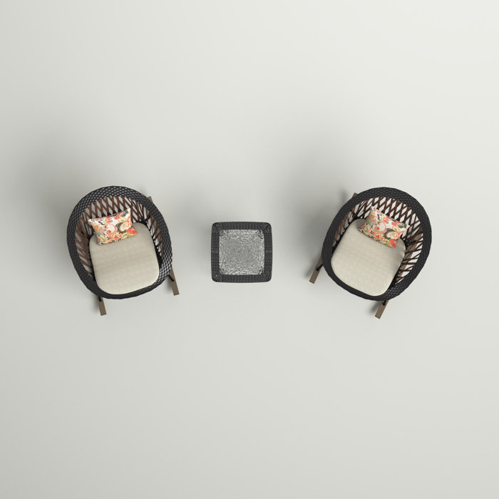 Bayou Breeze Baum Steel Outdoor Rocker Chair & Reviews | Wayfair