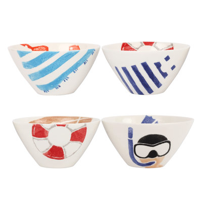 Assortiment de bols à céréales Riviera - ensemble de 4