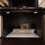 Lit simple au-dessus de simple avec escalier de rangement en bois-1374367786