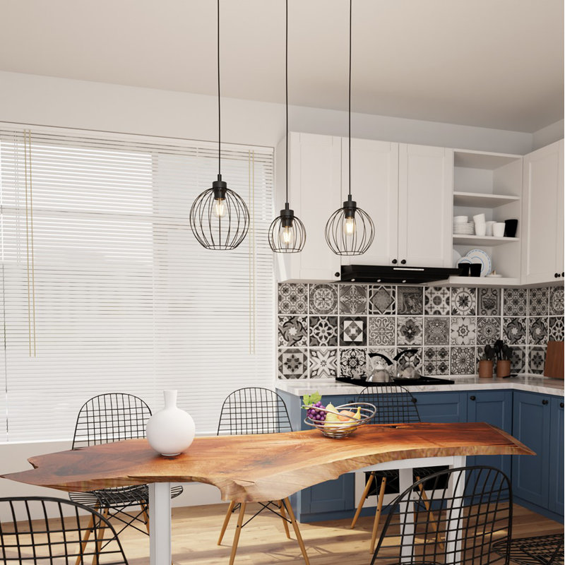 Ahnyla 3 - Light Pendant, Matte Black