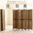 6 Panel 6FT Hand-Woven Bamboo Room Divider