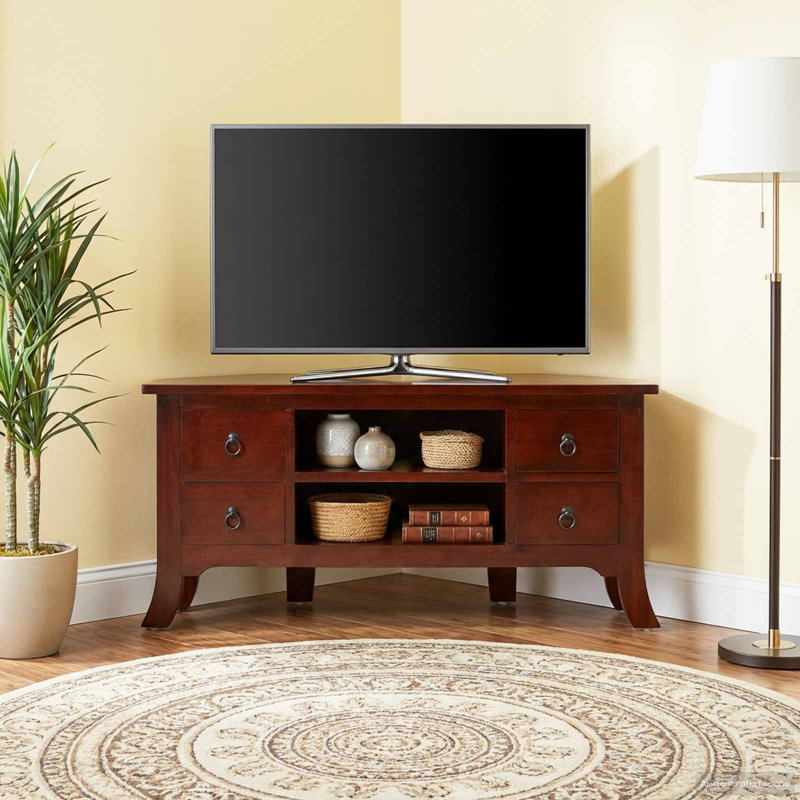 Unfinished TV Stand for TVs up to 40", Brown