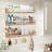 Wooden Floating Shelf  Coat Rack