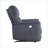 Recliners | Modern Power Rocker Reclining Chair with One-Touch Control | Dark Gray Velvet | Solid Wood Frame-1131766449