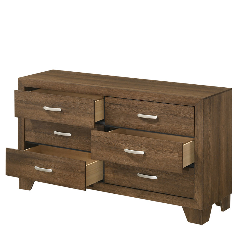 Commode à finition chêne Miquell