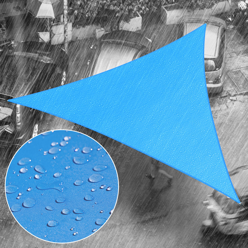 Royal Shade Waterproof Triangle Shade Sail, Blue, 16' x 16'
