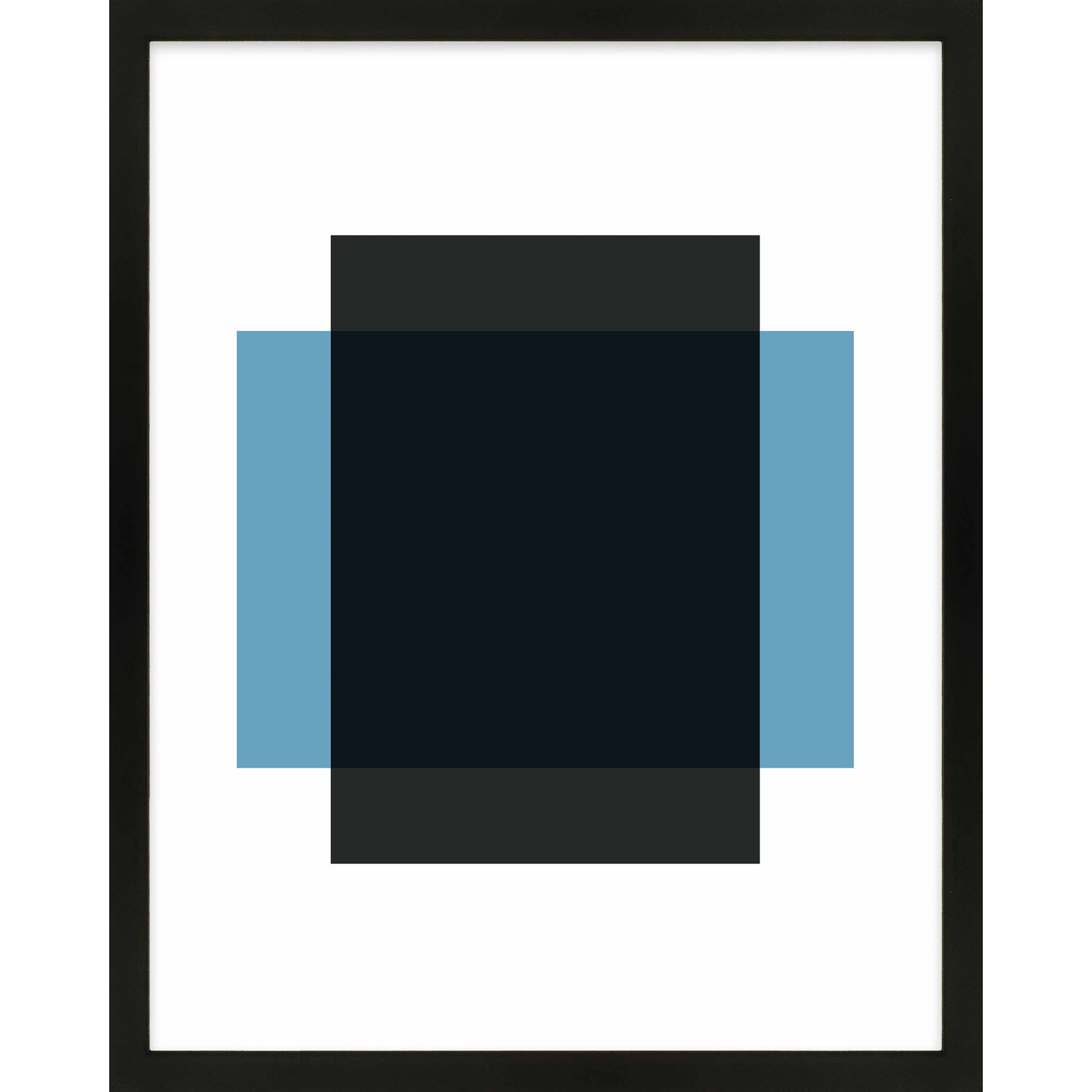 Black & Blue 1 by Jacques Pilon, 38" H x 30" W 
