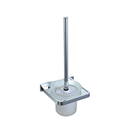 Brosse de toilette murale et porte-serrage 15 po. h