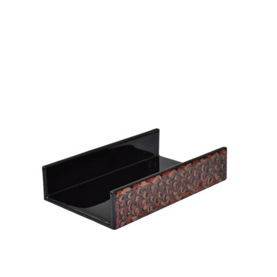 Plateau pour serviettes Mike + Ally Atlantic - Organisateur de serviette de comptoir et coiffeuse en acrylique de luxe moderne