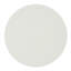 Table basse ronde de 35 pouces avec un design moderne et une finition en bois manufacturé blanc doux