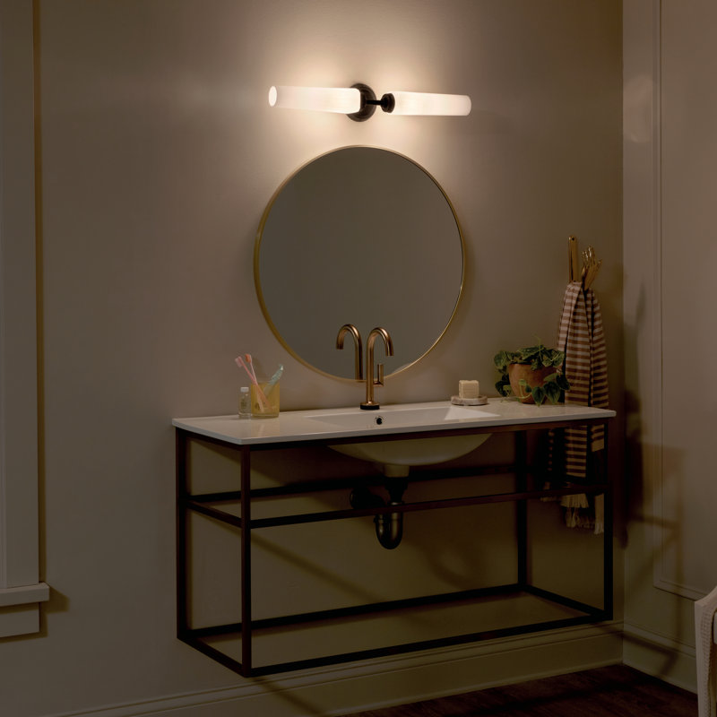 Lakeba 2 - Light Dimmable Vanity Light, Black