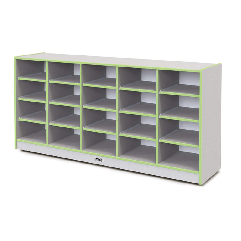 Rangement mobile pour baignoire Rainbow Accents®, H 29,5 po x l 24,5 po x P 15 po, Key lime, Non