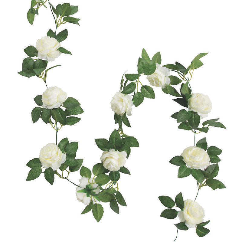 72'' in. Faux Peony Garland