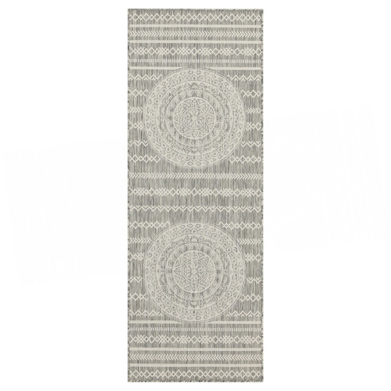2 pi 7 po X 7 pi 3 po Tapis intérieur / extérieur, Tapis de couloir 2 pi 7 po x 7 pi 3 po