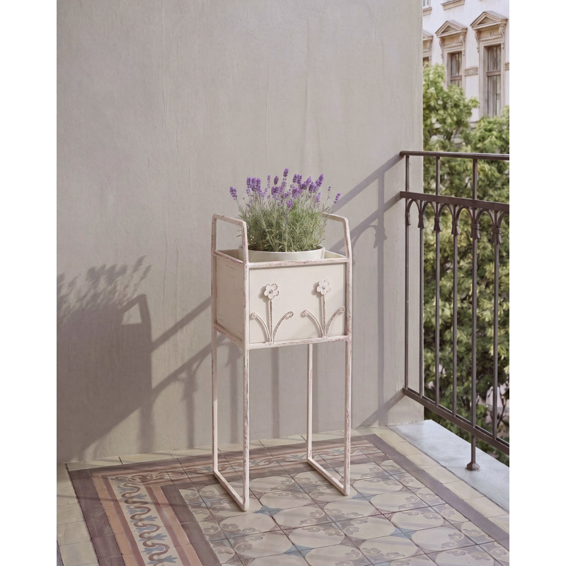 Plant Stand LUPINE 22 cm Metal Beige