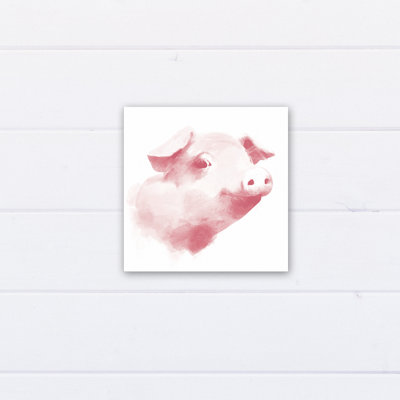 « pinkying portrait », art sur toile