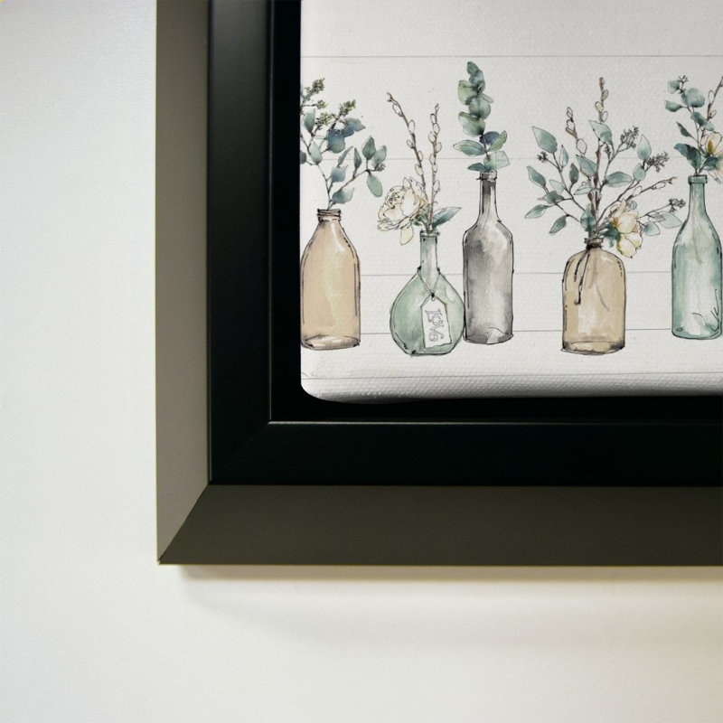 «Modern Farmhouse I 2» par Anne Tavoletti - Impression sur toile, H 34 po x l 34 po, Noir