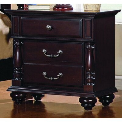 Fedele 3 - Drawer Nightstand in Brown -  Darby Home Co, E78FF4AE2BB14ABD844CA7FA862A68EF