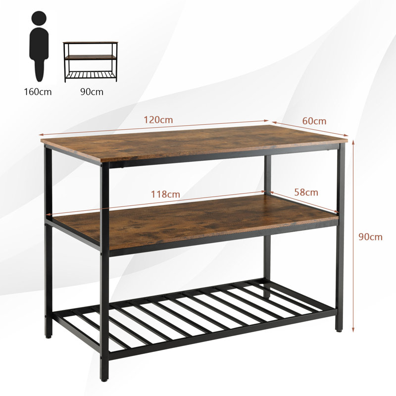 Orianna 120 cm W Shelving Unit