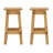 Louroukina Solid Wood Counter Stool-528544575