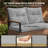 Nayellie 4 - Person Outdoor Seating Group with Cushions-111668727