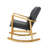 Solid Wood Rocking Chair with Cushion-575560986-575560984