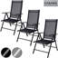 Garden chair Bern set of 3 Anthracite