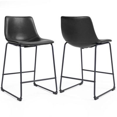 Ensemble de 2 tabourets de comptoir Adan