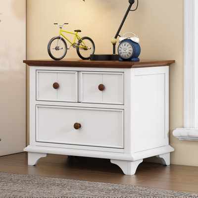 2 Pieces Wooden Captain Bedroom Set Bed With Trundle And Nightstand