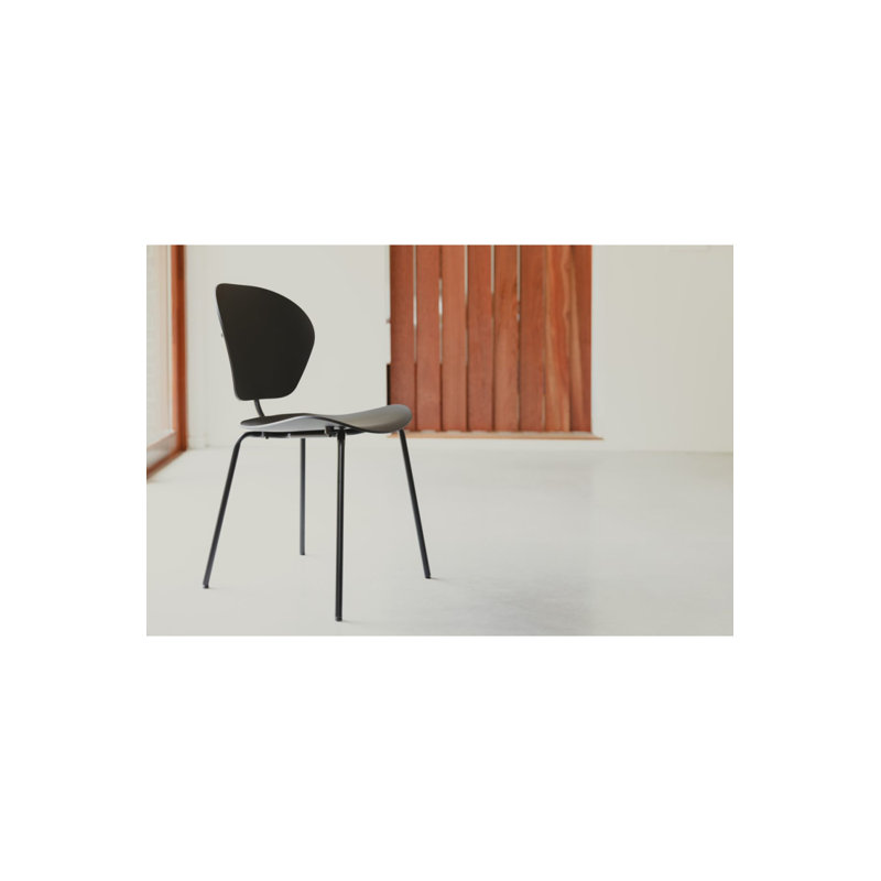 Chaises de salle à manger Weakley (2), Noir