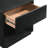 Greylynn 3 Piece Platform Bedroom Set in Wood with Black Finish-2133901693