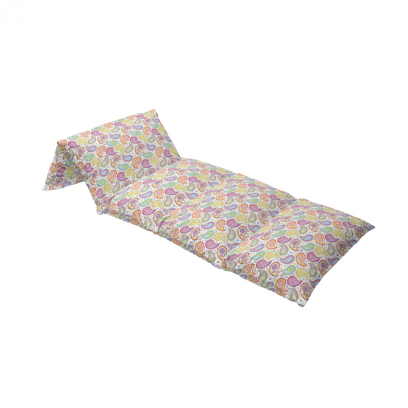 Housse de coussin d'extérieur Old Flowers and Circles, H 2 po x l 27 po x P 88 po