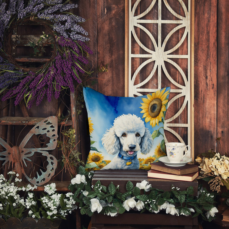 Coussin décoratif intérieur / extérieur Autre / Sans motif, H 14 po x l 14 po