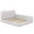 Upholstered Platform Bed With Reading Lights-1982148911