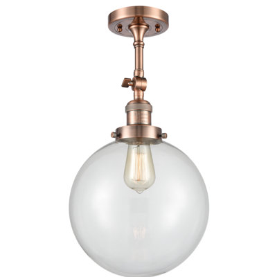 Clementina Glass Semi Flush Mount