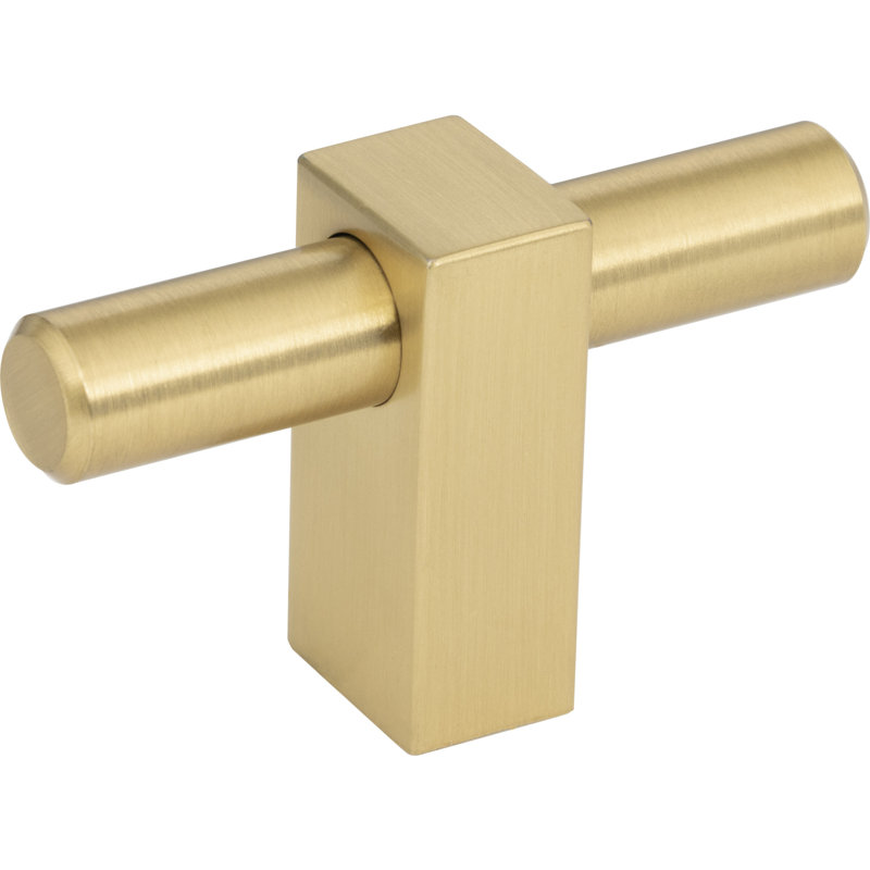Bar Knob, Brushed Gold