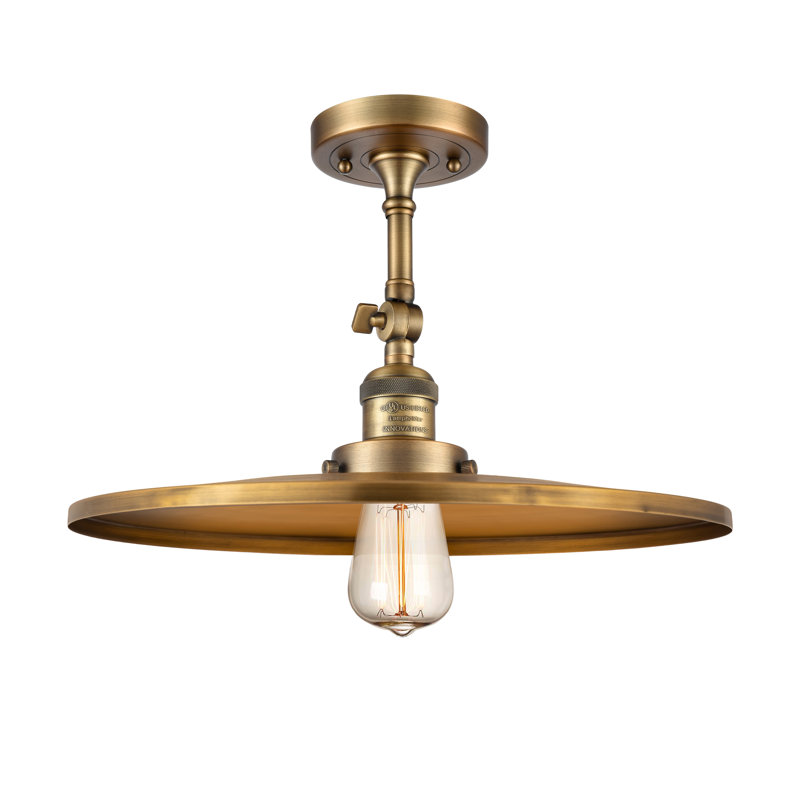 Plafonnier encastré Kylena, Nickel poli, Nickel poli, H 11,25 po x l 16 po x P 16 po