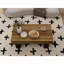 Table basse rectangulaire de style campagnard avec rangement ouvert - brun rustique