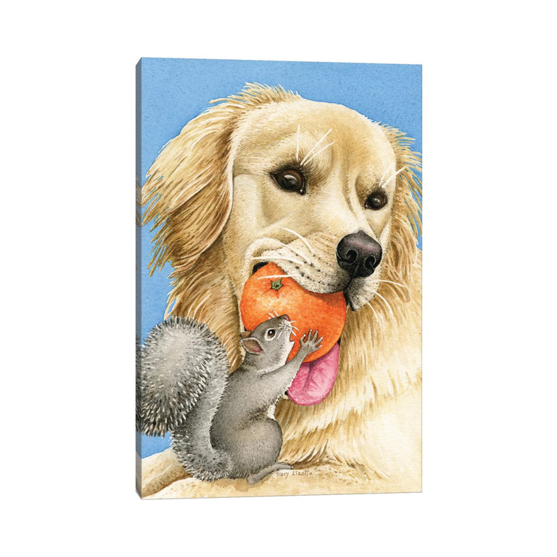 Let Me Retreive My Orange by Tracy Lizotte - Wrapped Canvas Gallery-Wrapped Canvas Giclée, 66.04 cm H x 45.72 cm W