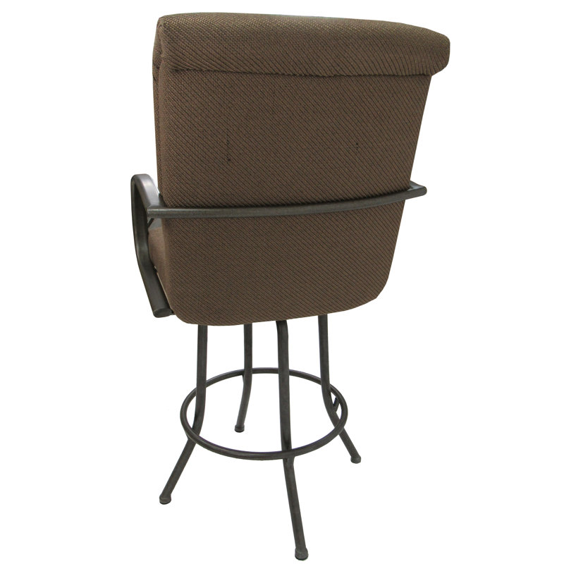 Tabouret pivotant et très grand Grifton, Brun Sanora, Brun, Tabouret de bar (siège d'une hauteur de 30 po)
