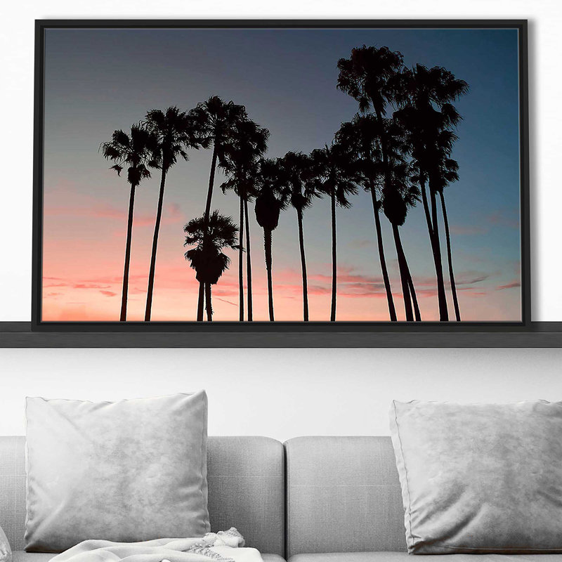 Venice Beach par Natalie Carpentieri - photographie, Cadre flottant noir, H 27,5 po x l 43,5 po x P 2 po