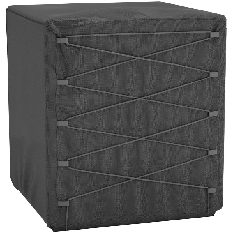 Air Conditioner Cover For Outside Units - Central AC Unit Covers Outdoor - Winter Condenser Cover - Dual Shoelace Drawstring For Snug Fit