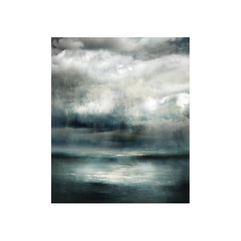 Coastal Blues Print by Austin Beiv, 48" H x 40" W, Glass Coat